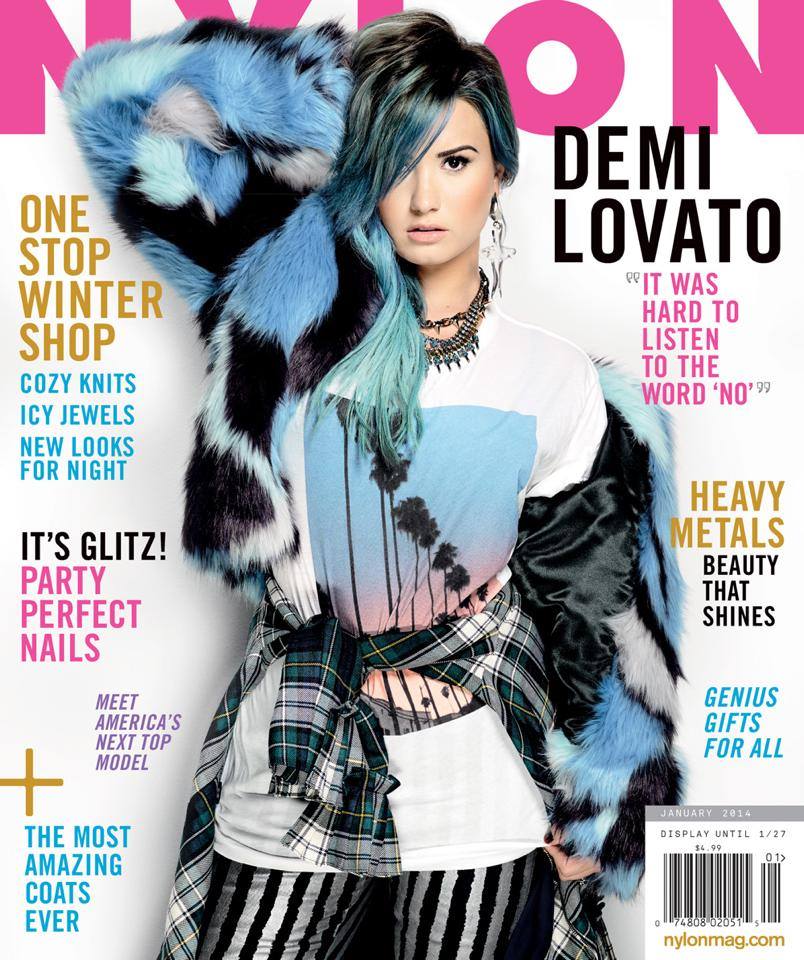 Demi Lovato na capa da revista Nylon